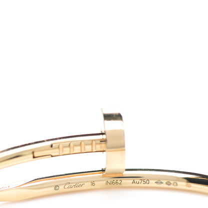 Cartier 18K Yellow Gold Juste Un Clou Bracelet 16 3 of 4