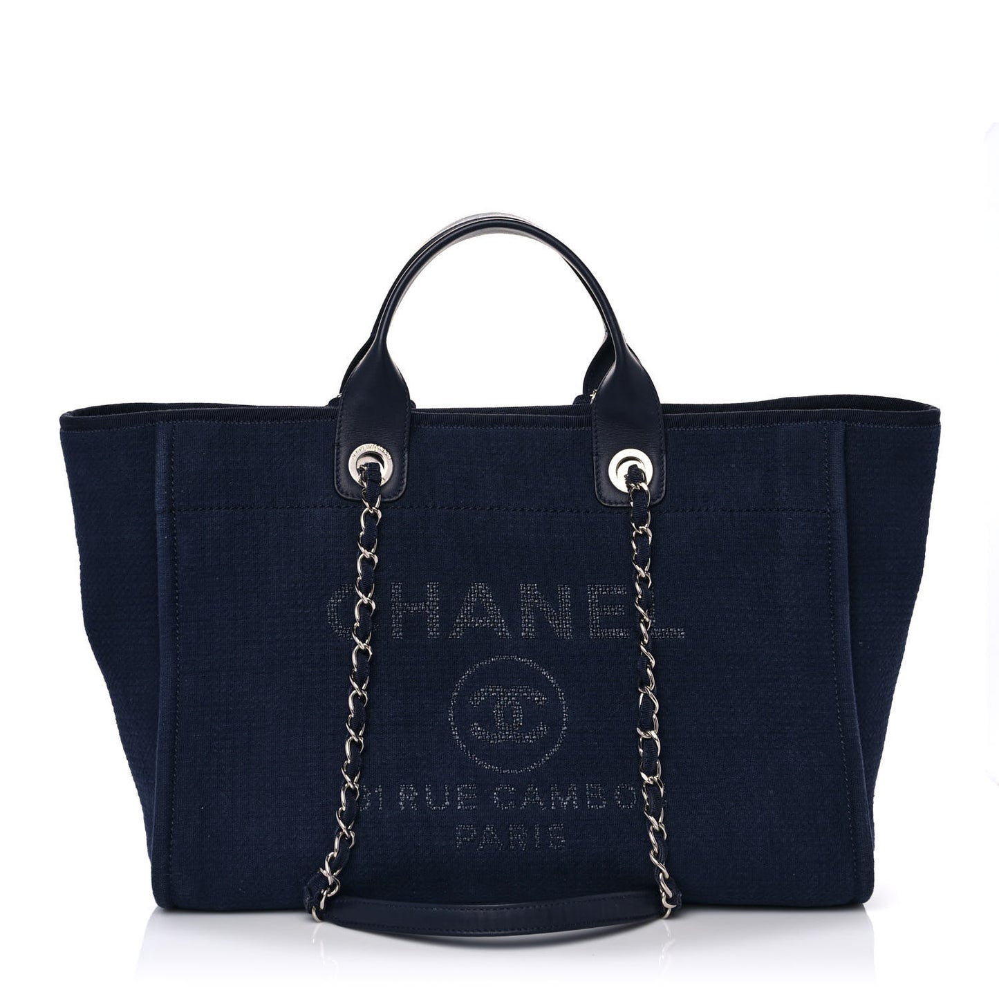 Mixed Fibers Medium Deauville Tote Black