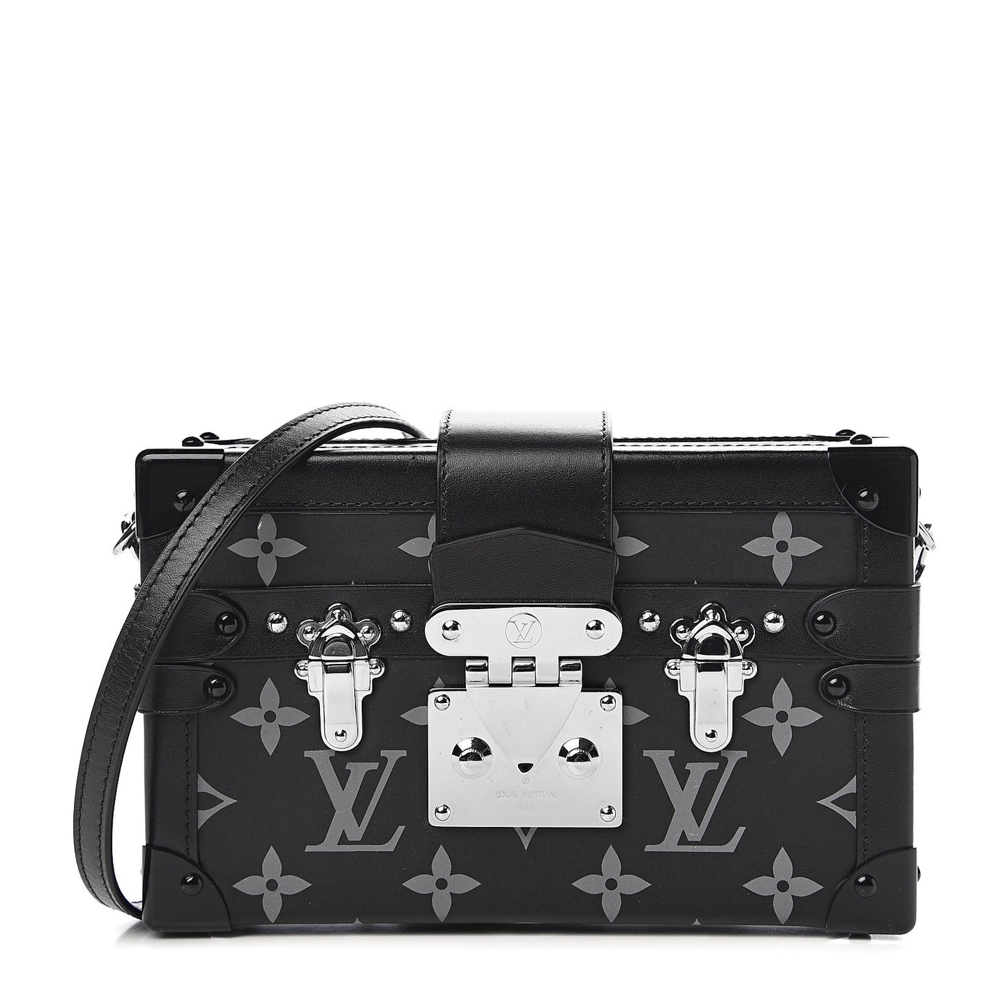 Reflective Petite Malle Black