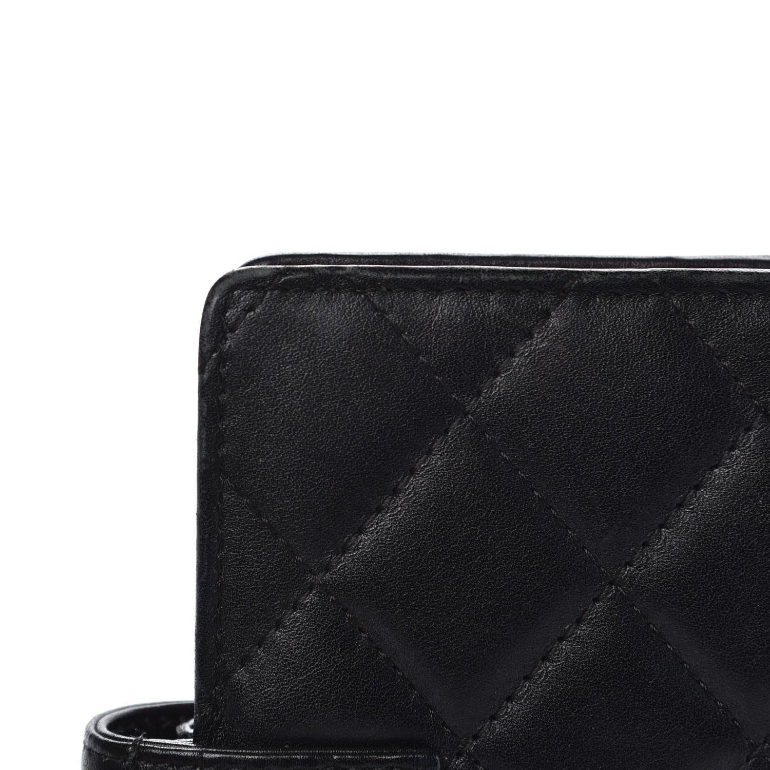 Chanel Calfskin Quilted Small Cambon Agenda Planner Black White 10 of 12