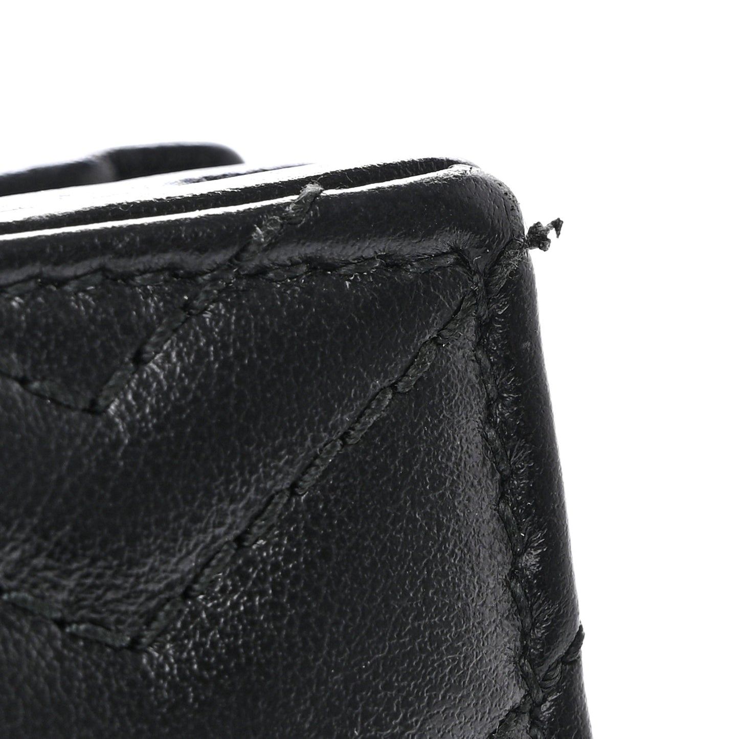 Calfskin Matelasse GG Marmont Card Case Wallet Black