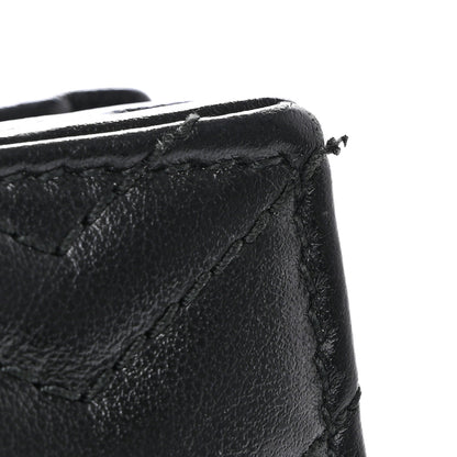 Gucci Calfskin Matelasse GG Marmont Card Case Wallet Black 8 of 10