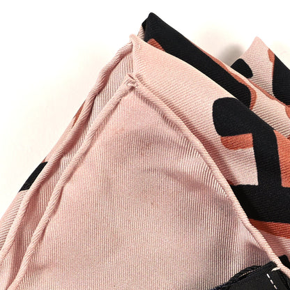 Chanel Silk Logo Scarf Pink 4 of 4