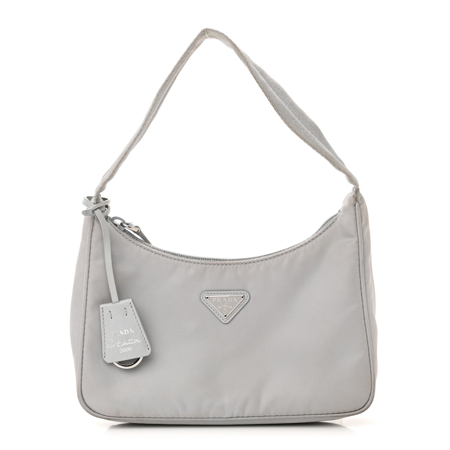 Tessuto Nylon Mini Re-Edition 2000 Bag Fiordaliso
