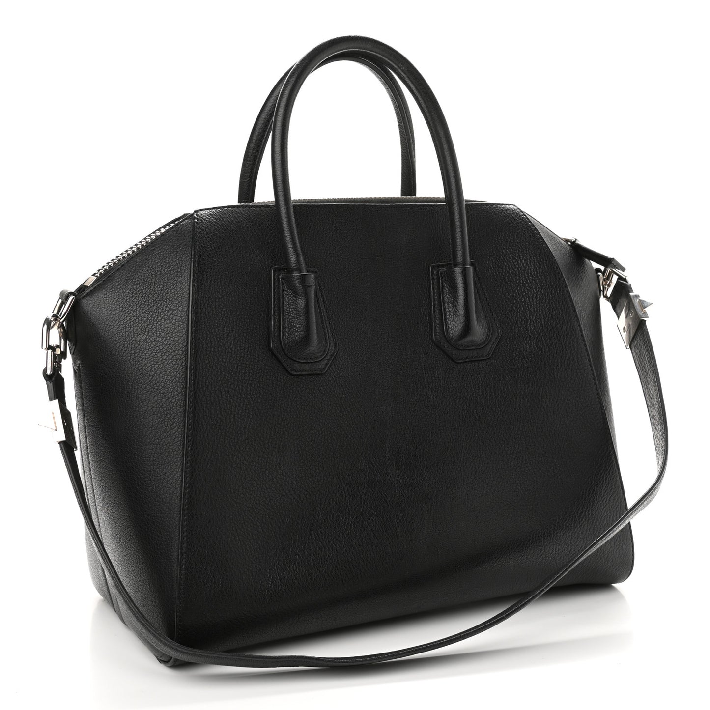Sugar Goatskin Medium Antigona Black