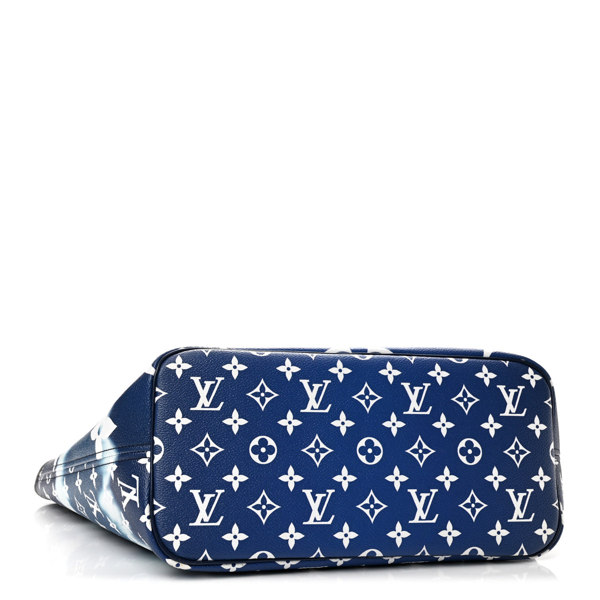 Louis Vuitton Monogram Escale Neverfull MM Blue 4 of 12