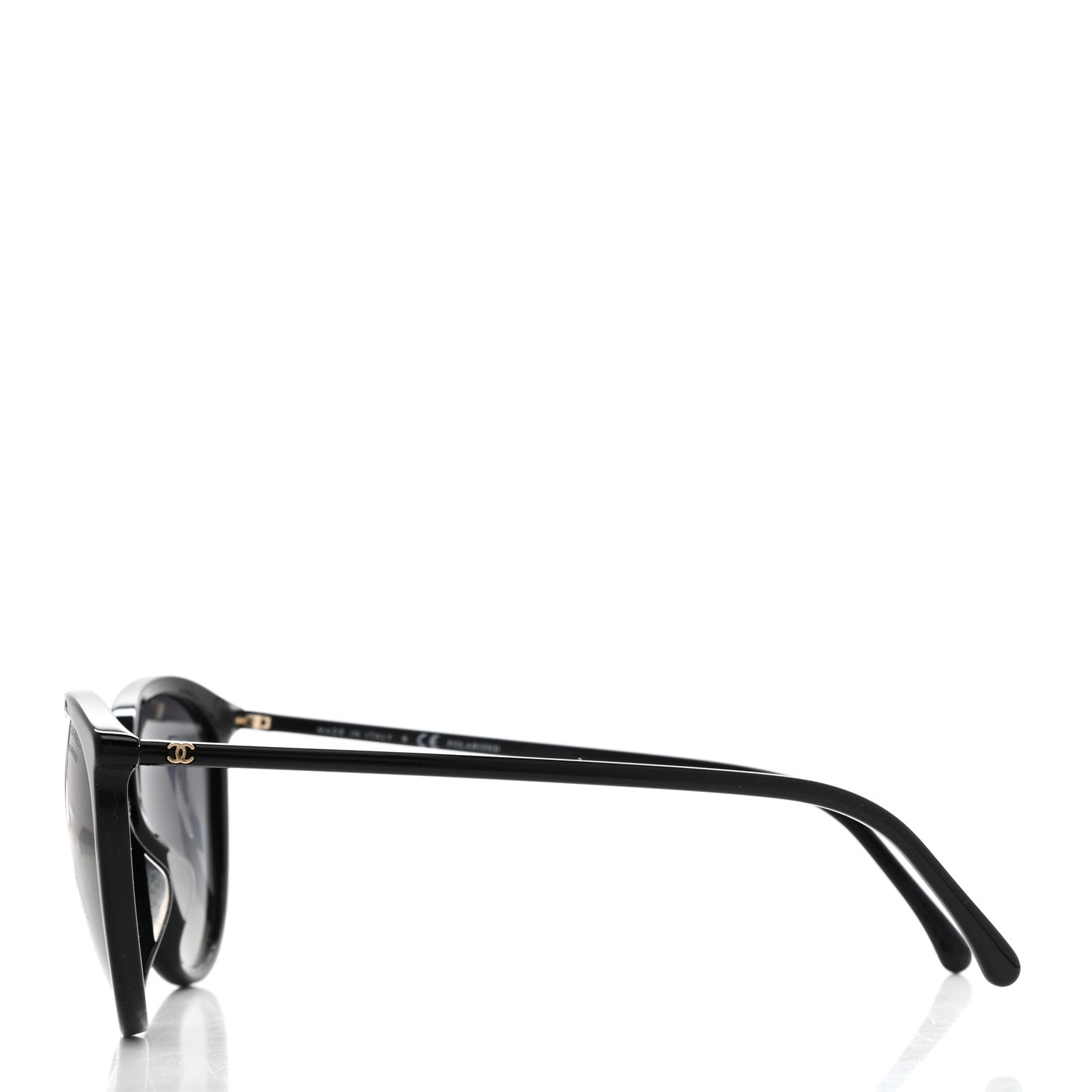 Chanel Acetate Polarized Butterfly Winter Sunglasses 5382-A Black 3 of 8