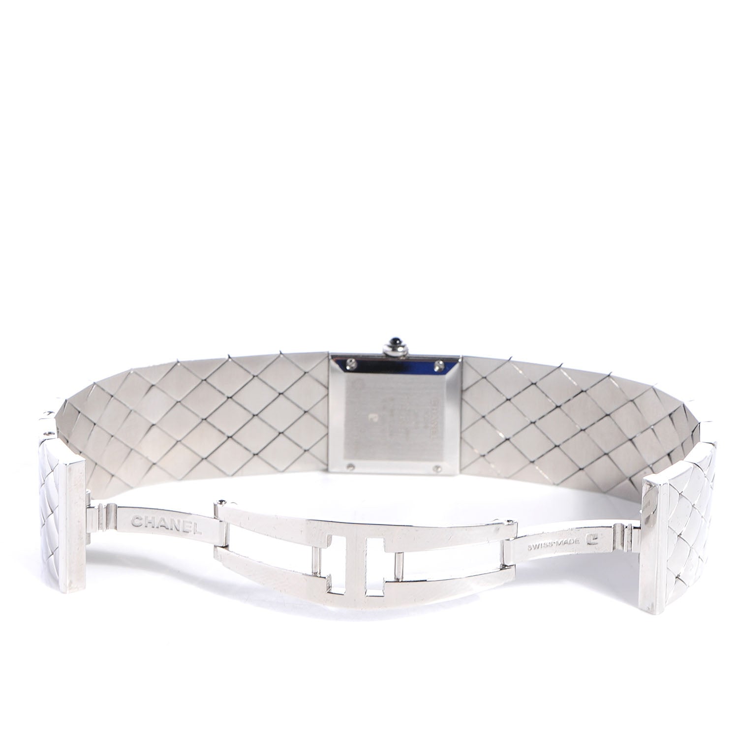 Chanel Stainless Steel Quilted Matelasse 18mm Quartz Watch 4 of 7