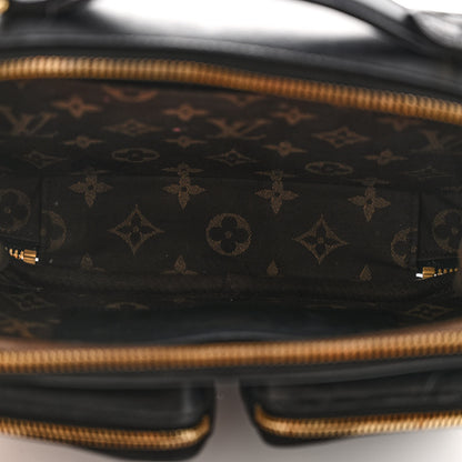 Louis Vuitton Calfskin Monogram Embossed Utility Crossbody Black 5 of 16