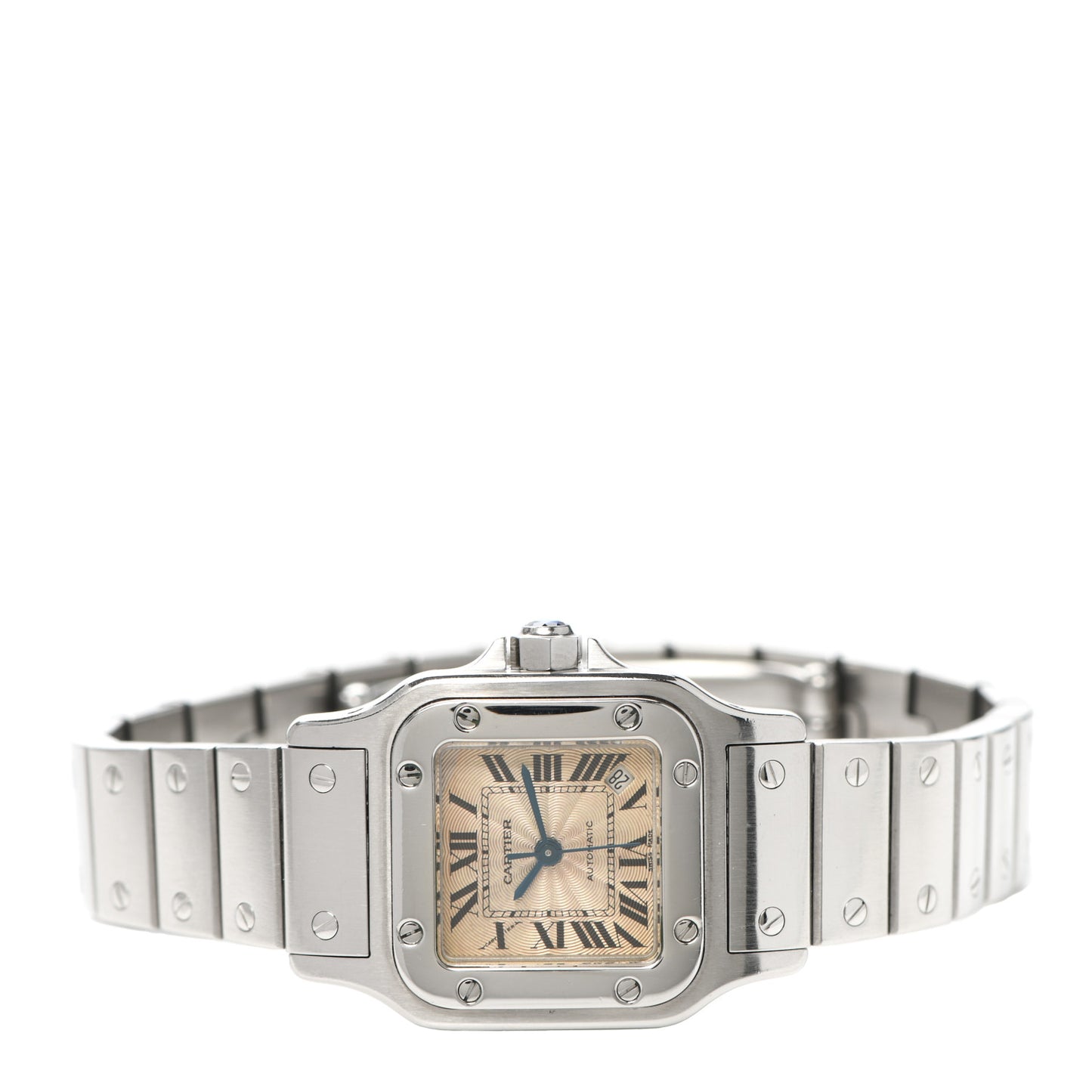 Stainless Steel 24mm Santos de Galbee Automatic Watch