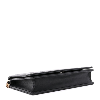 Christian Dior Lambskin Cannage Lady Dior Pouch Black 5 of 20