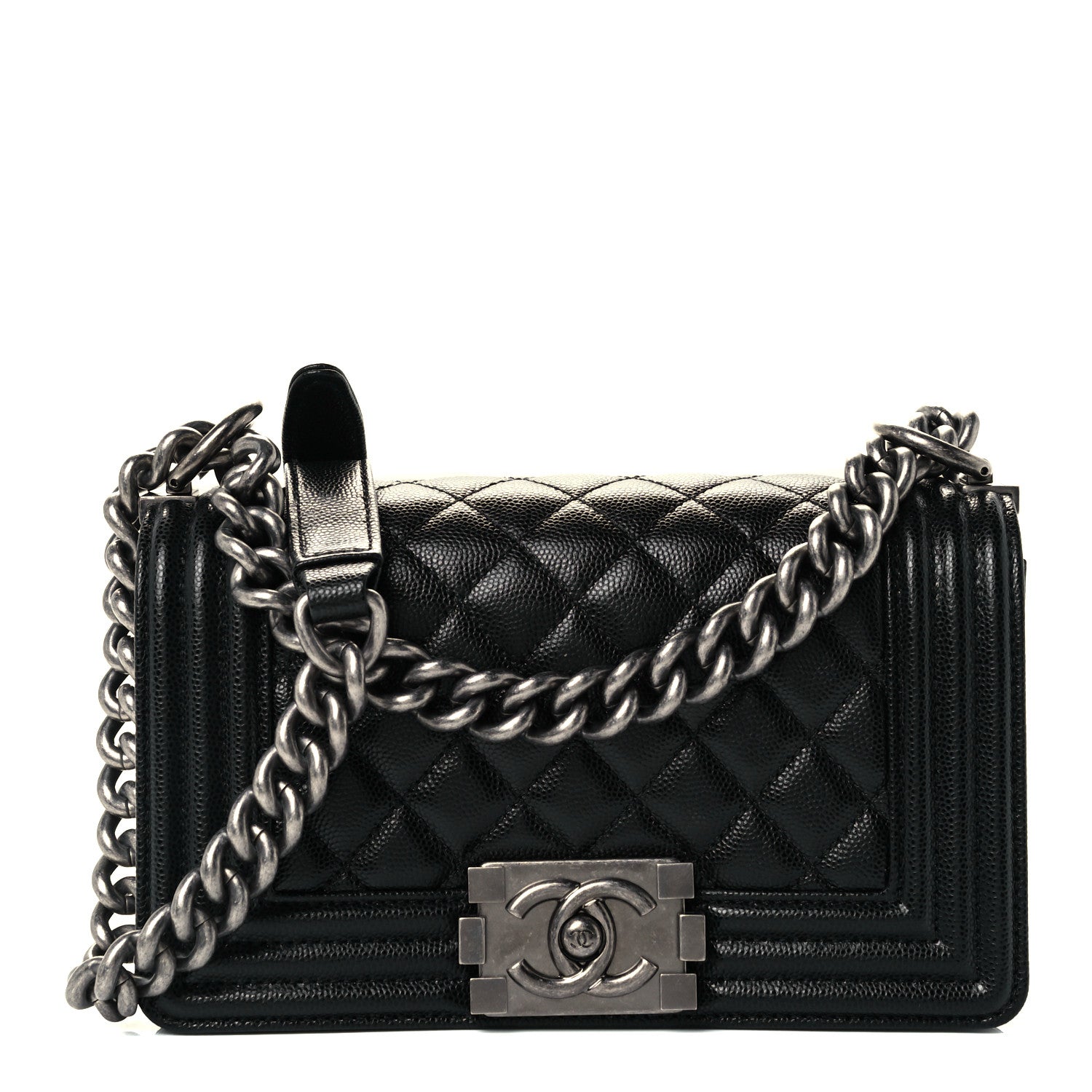 Chanel Caviar Quilted Small Boy Flap Black 1 of 12