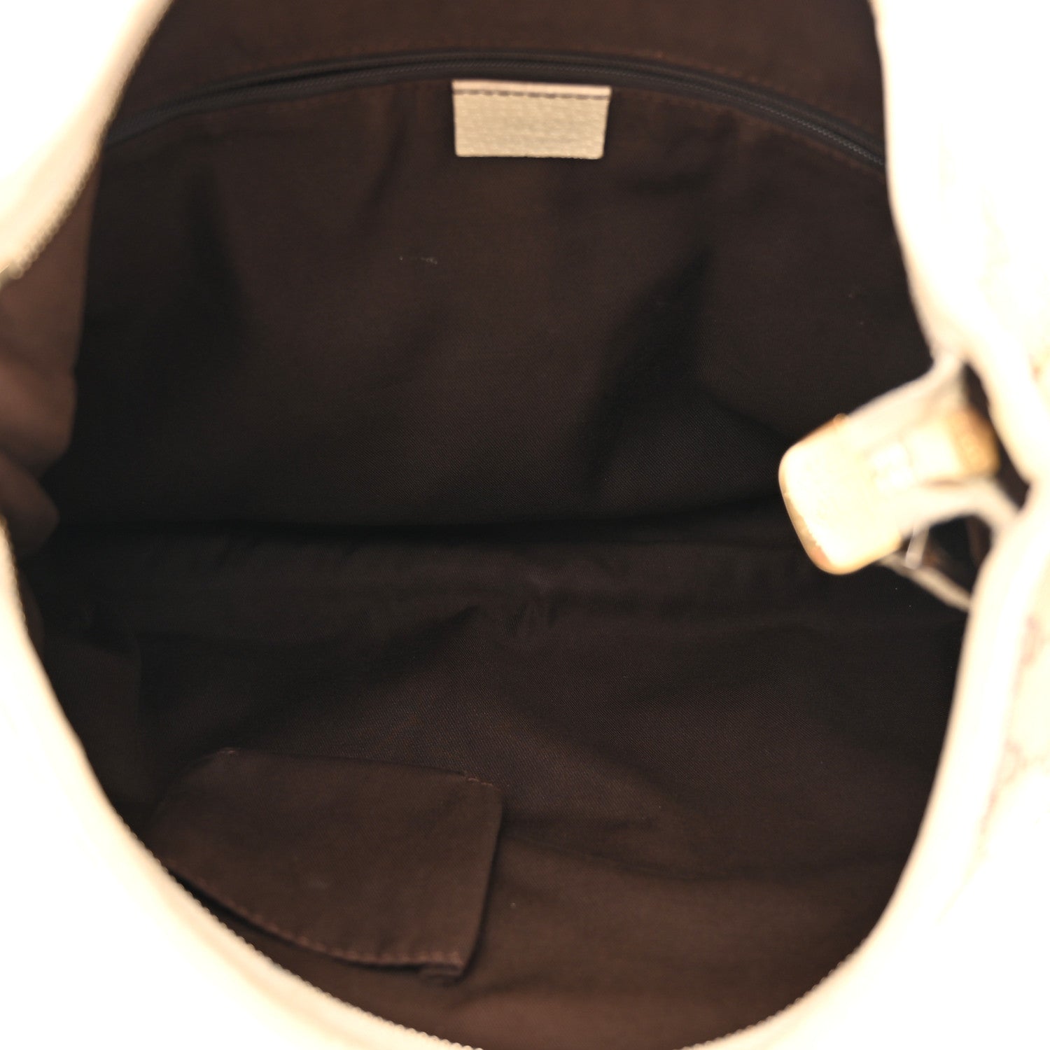 Gucci Monogram Large Abbey D Ring Hobo Off White 5 of 14