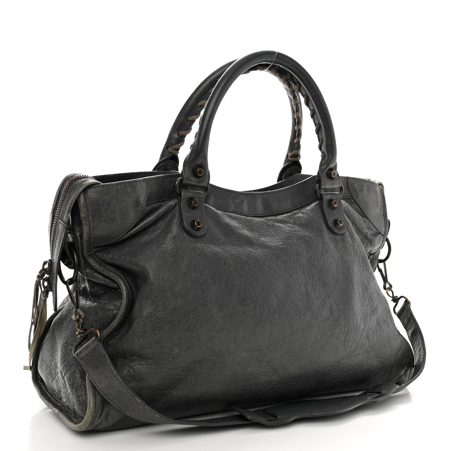 Balenciaga Agneau Classic Hardware City Anthracite 3 of 11