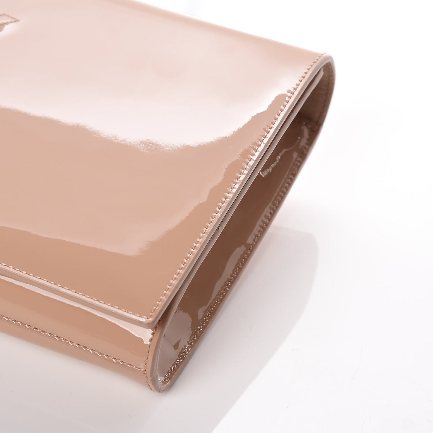 Patent Calfskin Monogram Large Belle De Jour Clutch Chair