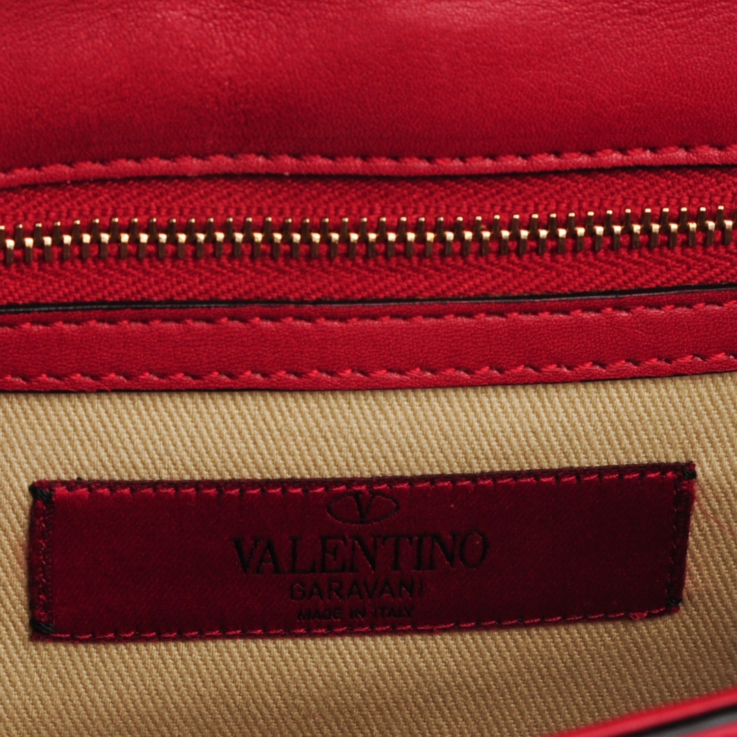Valentino Garavani Patent Small Glam Lock Rockstud Flap Rosso Valentino 6 of 8
