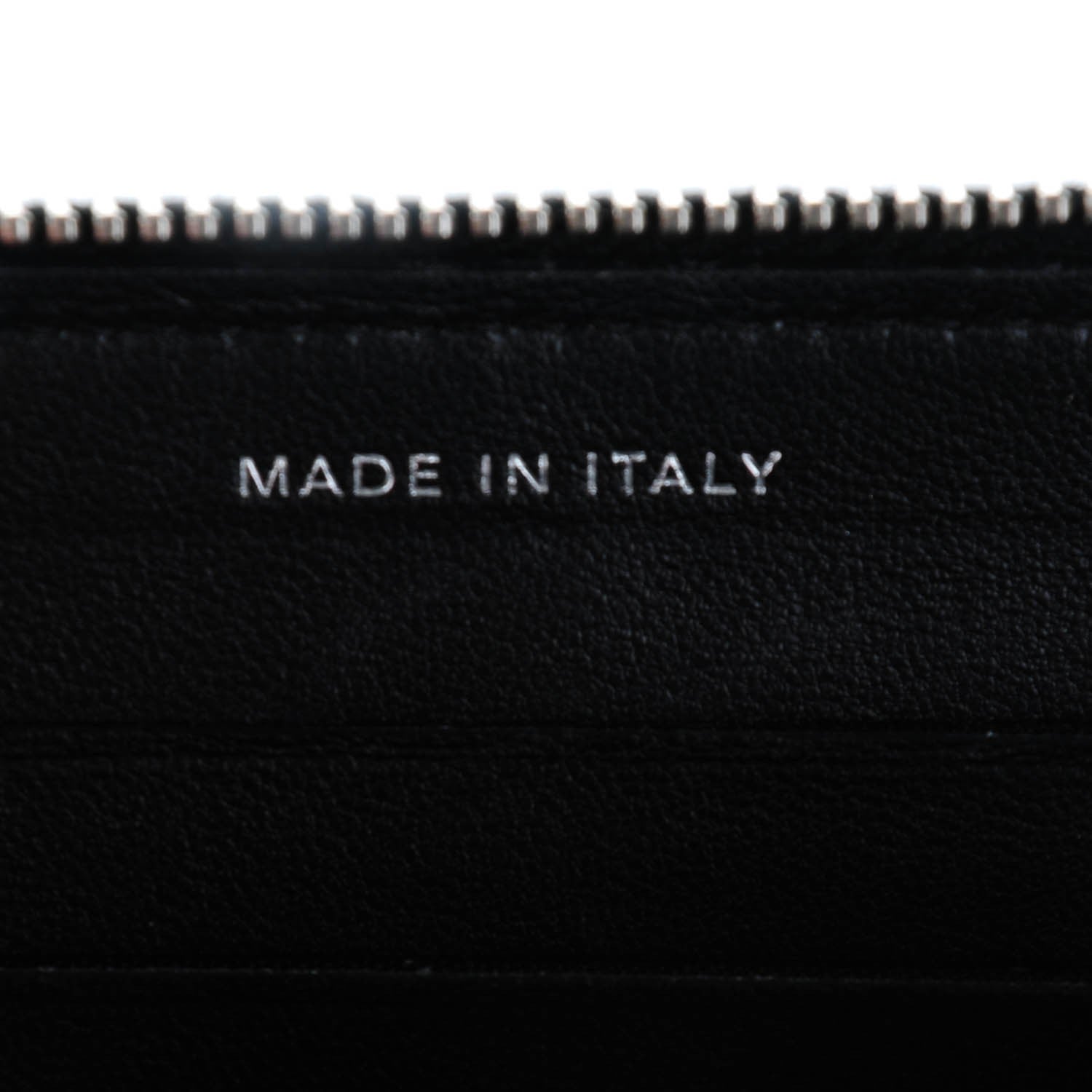 Chanel Lambskin Camellia Embossed Zip Around Wallet Black 7 of 8