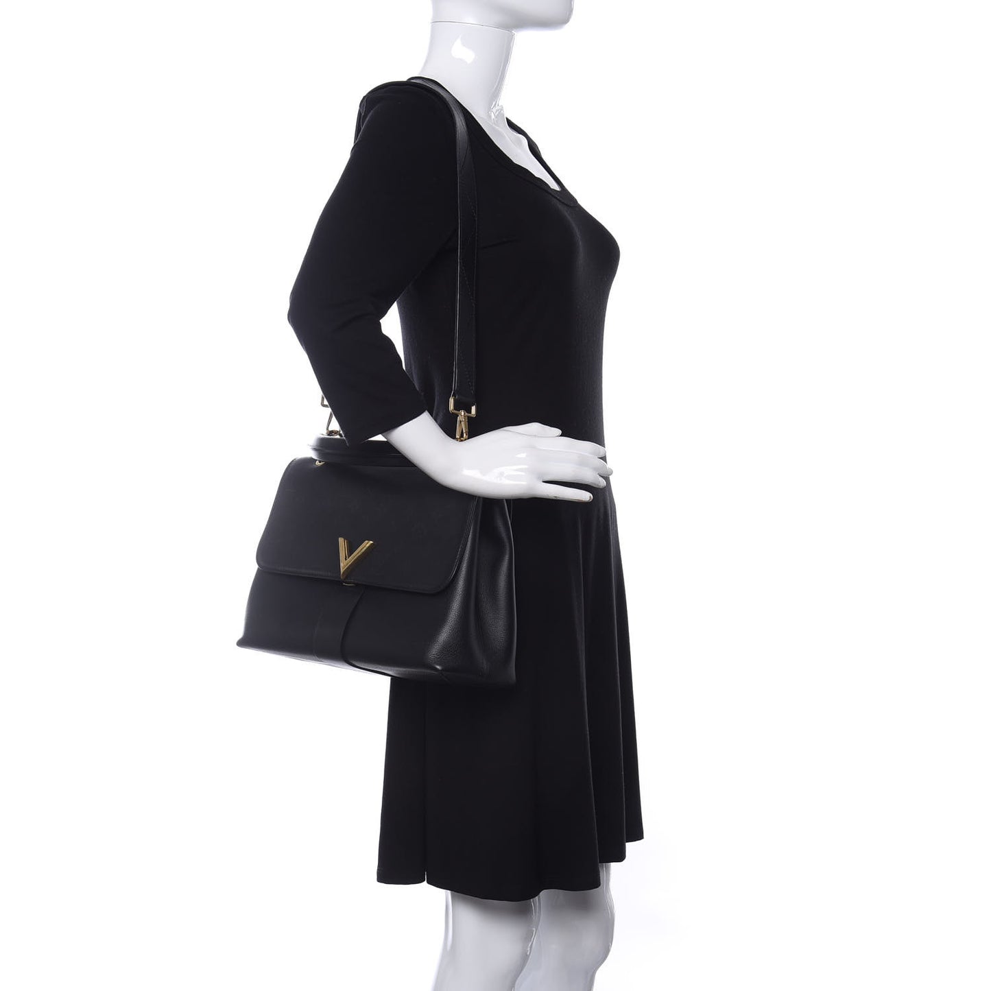 Calfskin Monogram Very One Handle Black