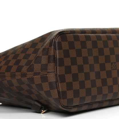 Louis Vuitton Damier Ebene Neo Neverfull MM Rose Ballerine 10 of 11