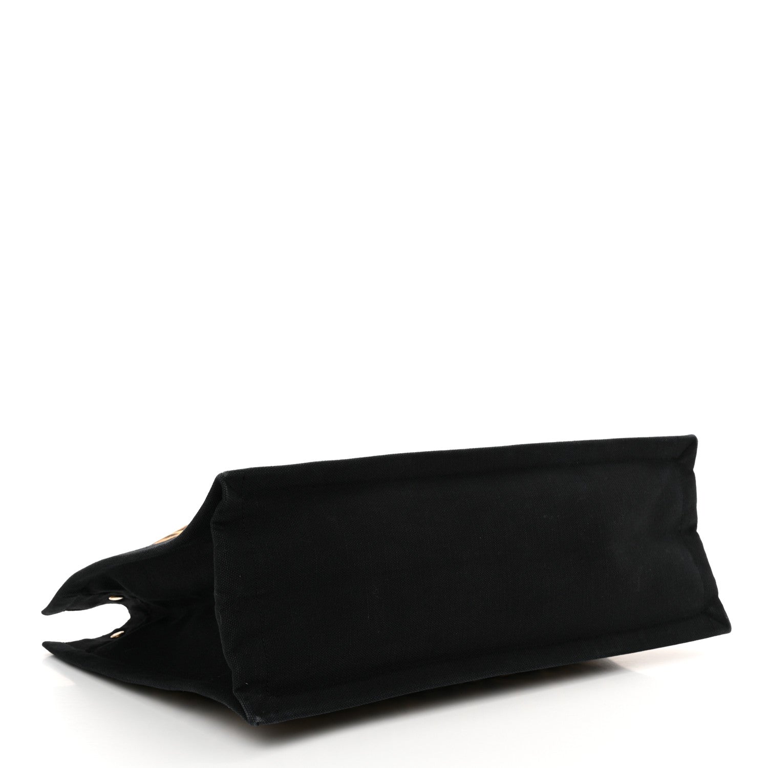 Saint Laurent Canvas Calfskin Leopard Print Rive Gauche Noe Tote Natural Black 4 of 13