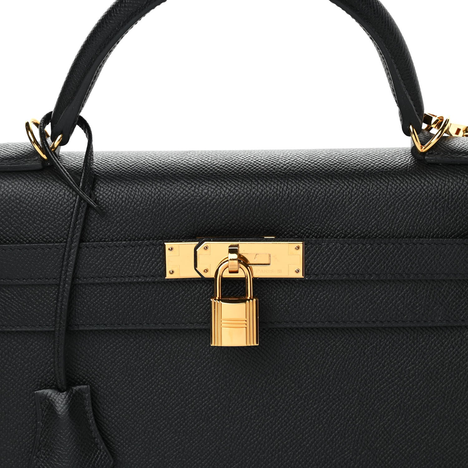 Hermes Epsom Kelly Sellier 32 Black 7 of 10
