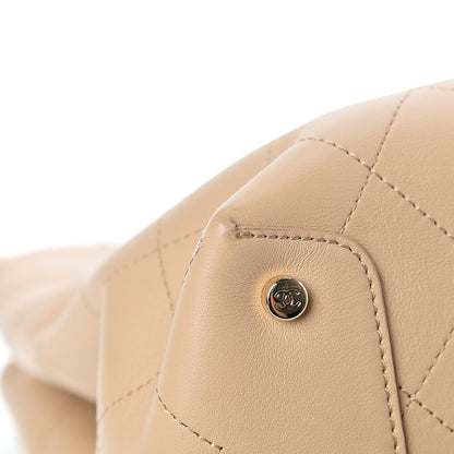 Chanel Calfskin Large Serial Shopper Tote Beige 10 of 14