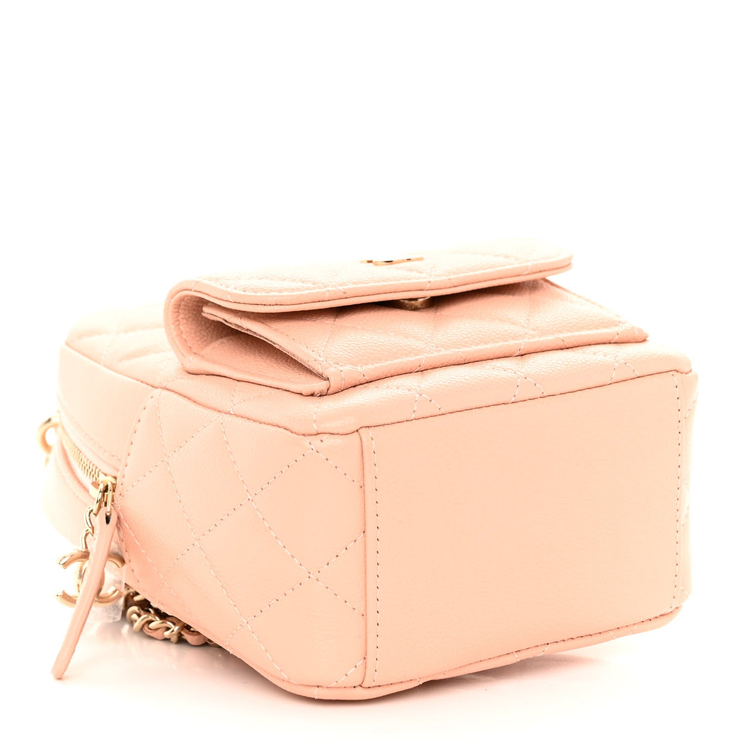 Chanel Caviar Quilted CC Mini Classic Backpack Light Pink 4 of 10