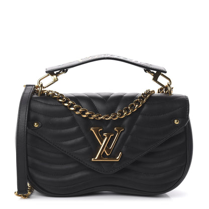 Louis Vuitton Calfskin New Wave Chain MM Black 1 of 8