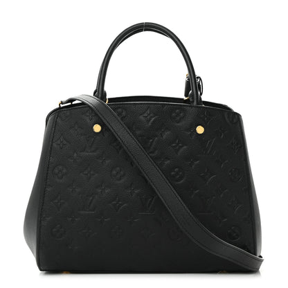 Louis Vuitton Empreinte Montaigne MM Black 1 of 13