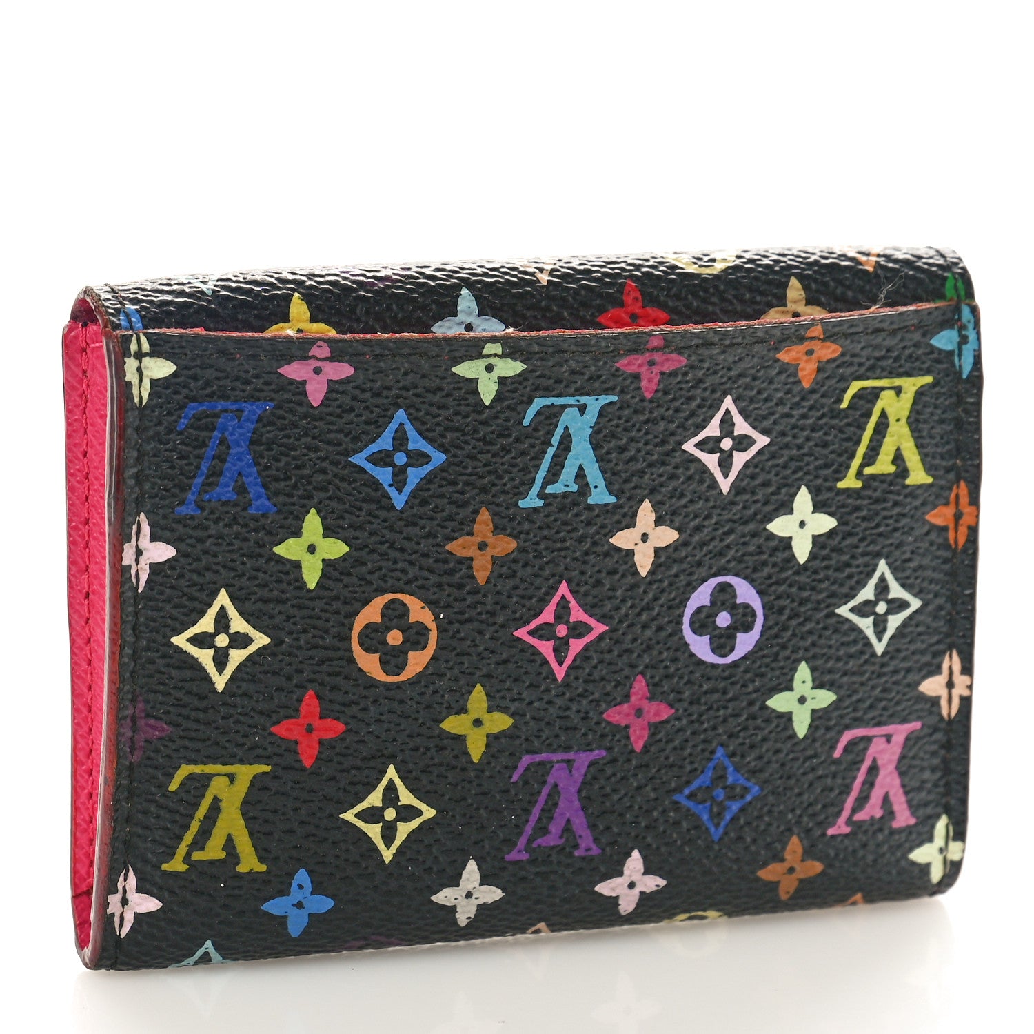 Louis Vuitton Monogram Multicolor Business Card Holder Black Grenade 3 of 10