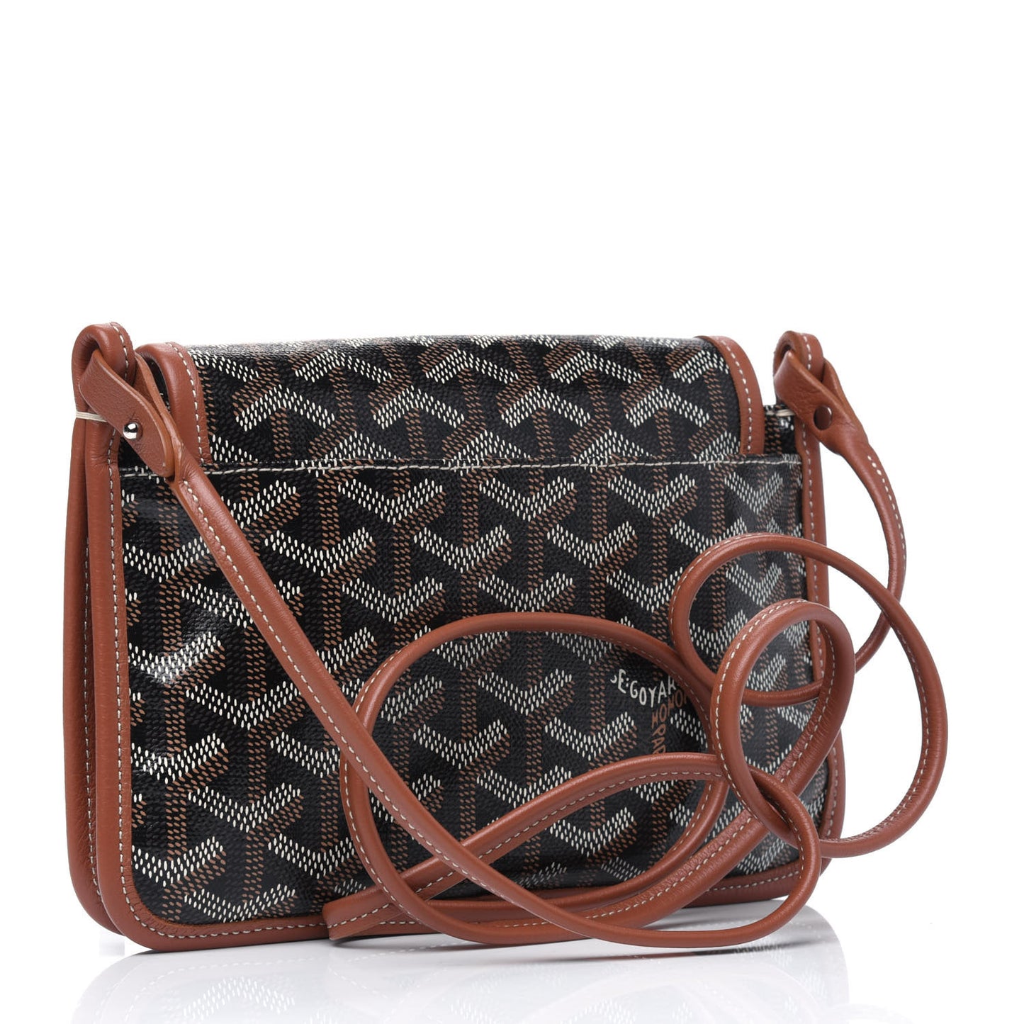 Goyardine Plumet Wallet Clutch Black Gold