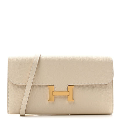 Hermes Epsom Constance Long To Go Wallet Craie 1 of 11