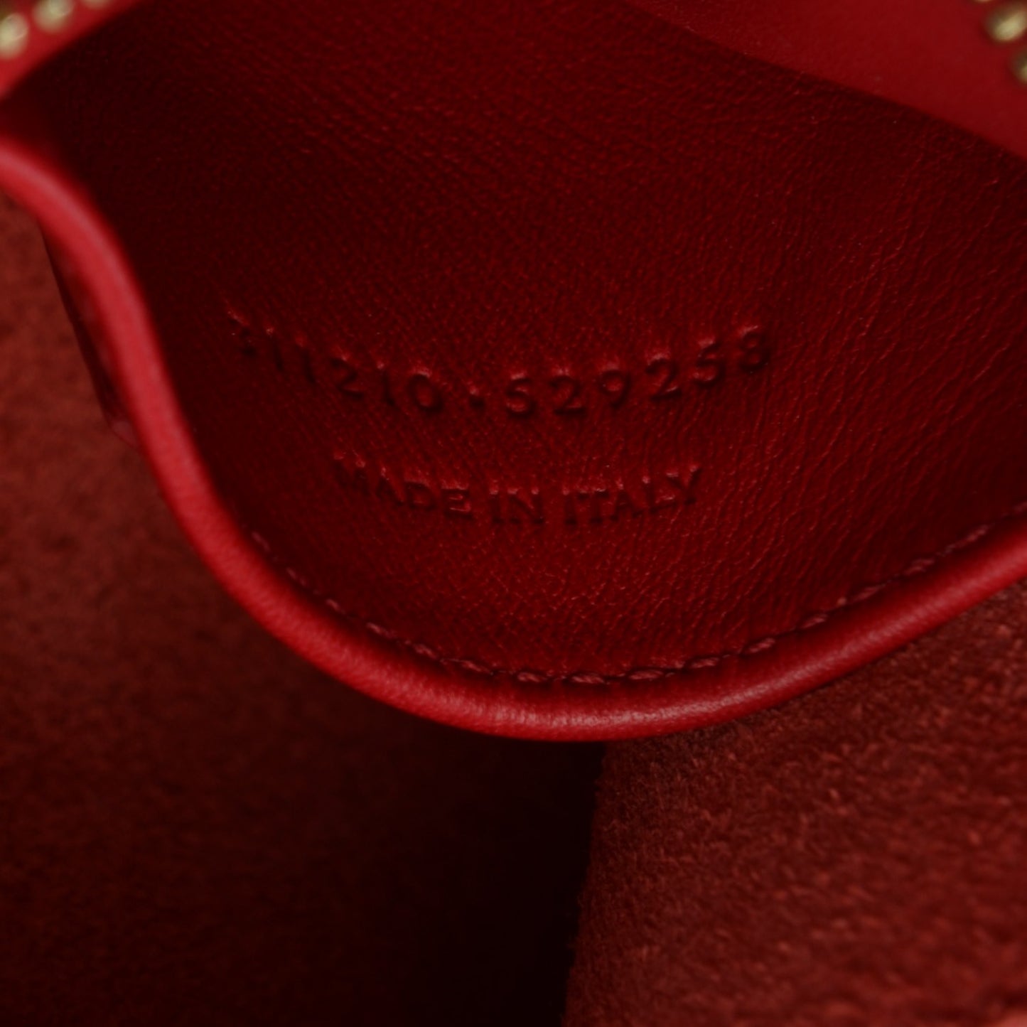 Calfskin Small Classic Y Cabas Red