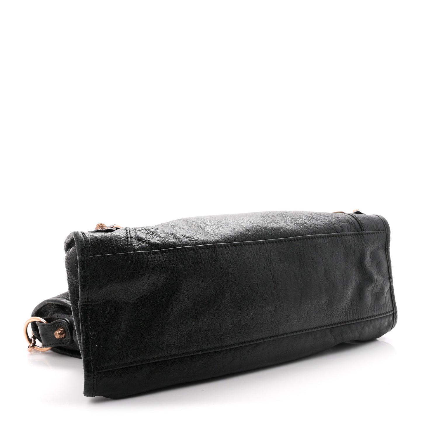 Agneau Giant 12 Rose Gold Hardware City Black