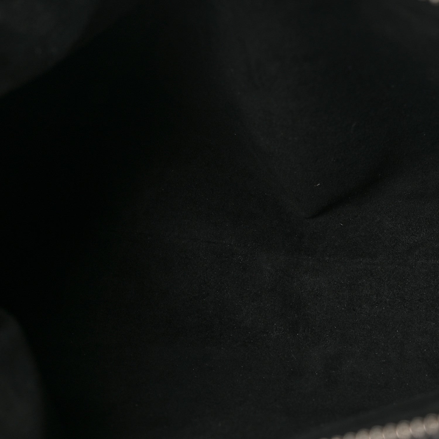 Louis Vuitton Calfskin Debossed Monogram Side Trunk Black 5 of 8