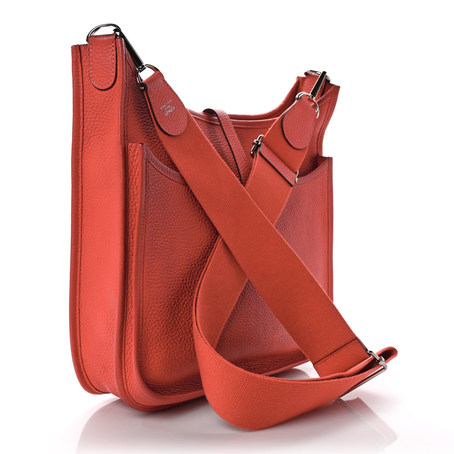 Hermes Taurillon Clemence Evelyne III PM Rouge Pivoine 2 of 13