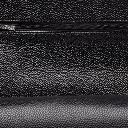 Chanel Caviar Quilted Medium Double Flap Black 10 of 13