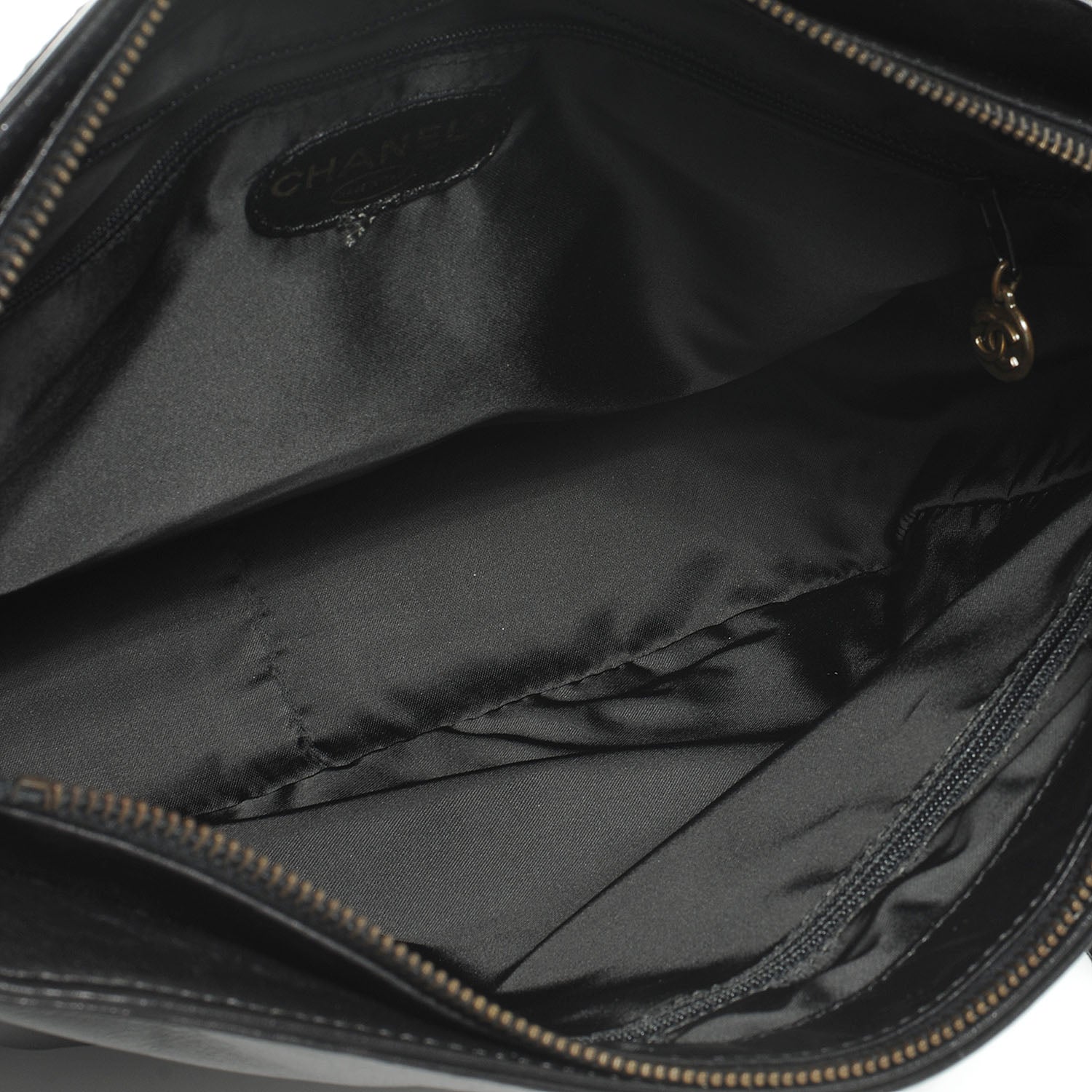 Chanel Lambskin CC Tassel Shoulder Bag Black 5 of 7