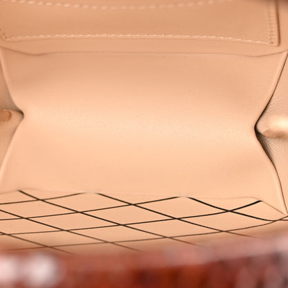 Louis Vuitton Snakskin Petite Boite Chapeau Brown 5 of 15
