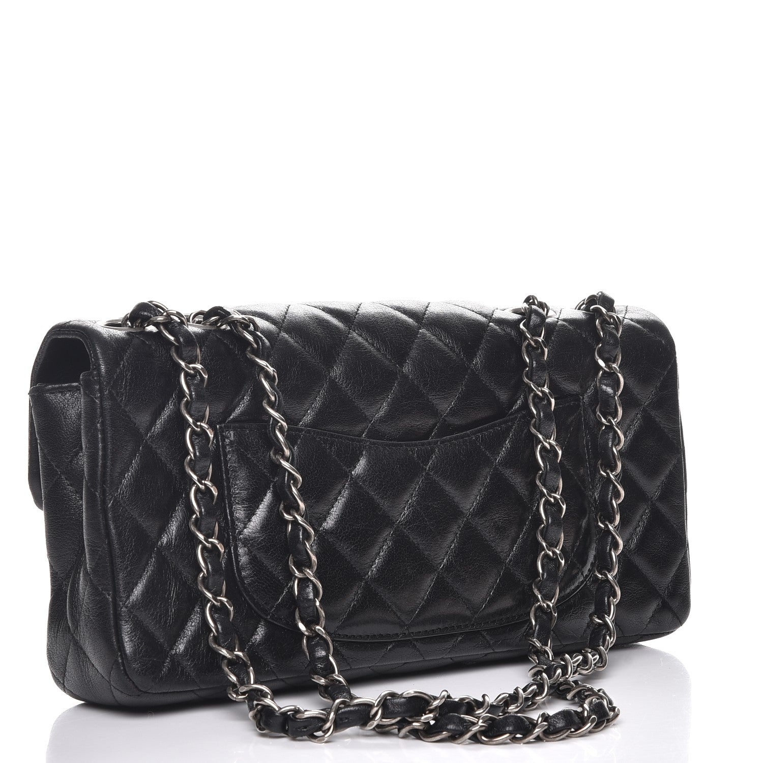 Chanel Calfskin Quilted Hybrid Reissue East West Flap Black 4 of 9