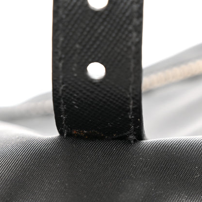 Prada Tessuto Nylon Saffiano Messenger Bag Black 18 of 20