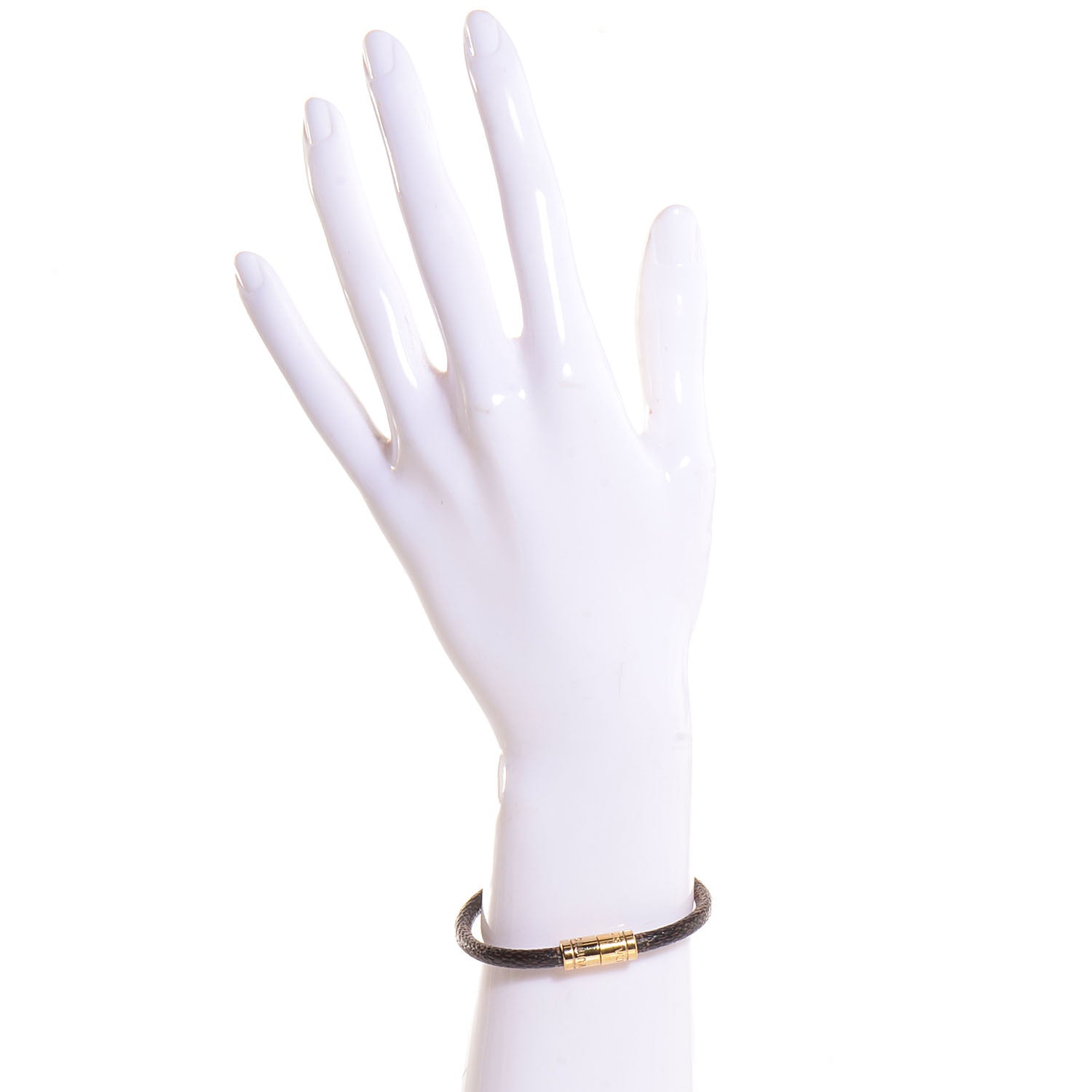 Louis Vuitton Damier Ebene Keep It Bracelet 17 2 of 5