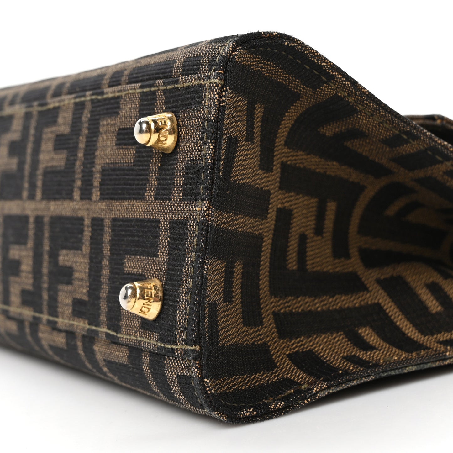 Zucca Vitello Top Handle Shoulder Bag Tobacco Moro