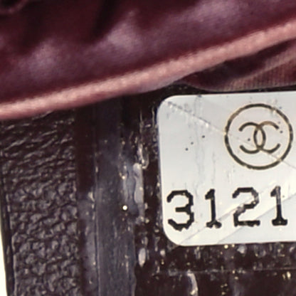 Chanel Caviar Quilted Curvy Pouch Cosmetic Case Black 7 of 10