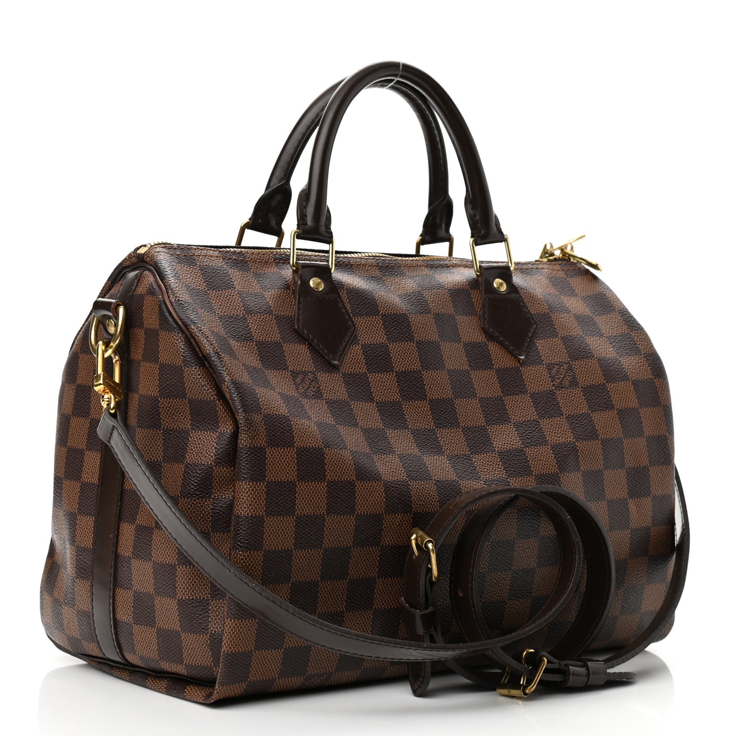 Louis Vuitton Damier Ebene Speedy Bandouliere 30 3 of 13