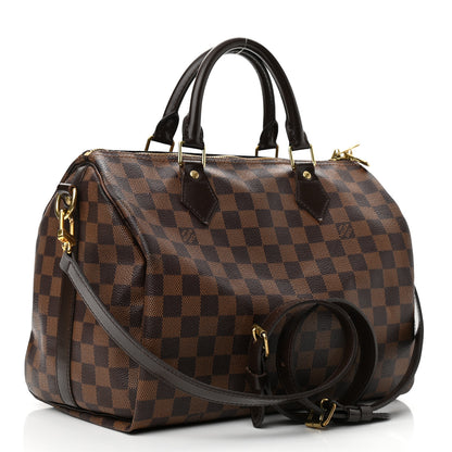 Louis Vuitton Damier Ebene Speedy Bandouliere 30 3 of 13