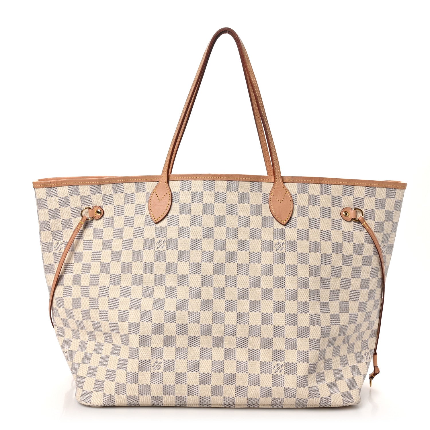 Louis Vuitton Damier Azur Neo Neverfull GM Rose Ballerine 1 of 10