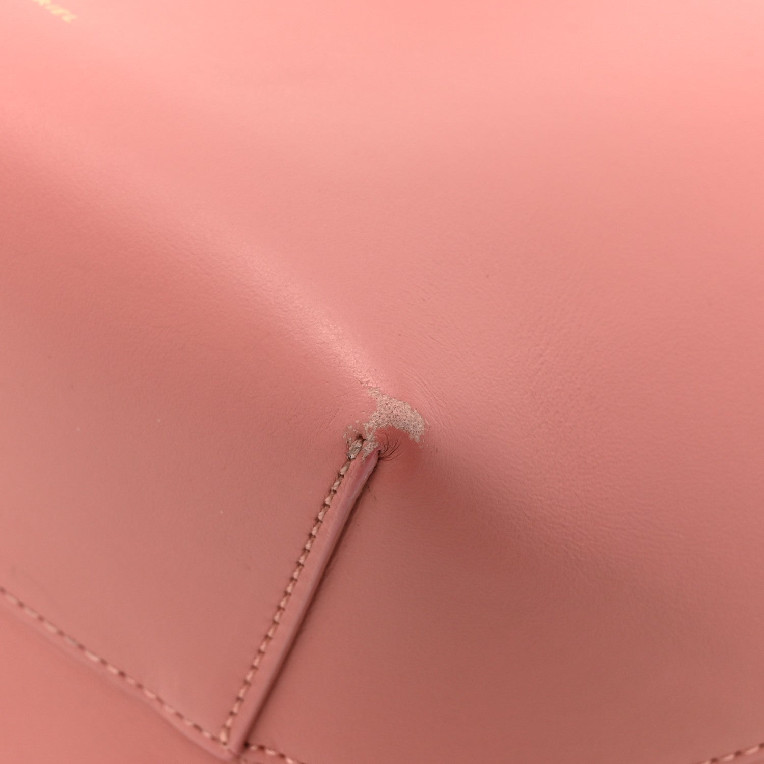 Mansur Gavriel Calfskin Mini Bucket Bag Blush 16 of 18