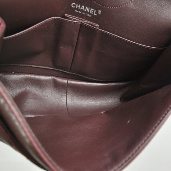 Chanel Distressed Leather 2.55 Reissue 226 Flap Bordeaux 6 of 9