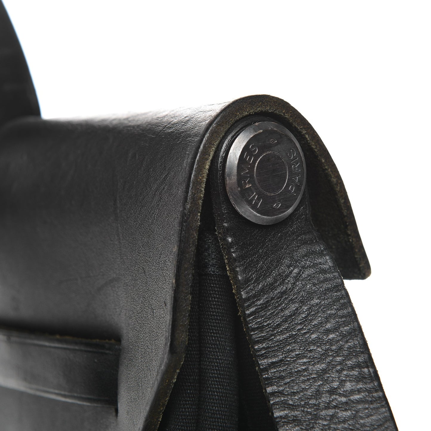 Toile Vache Calfskin Herbag 39 MM Black